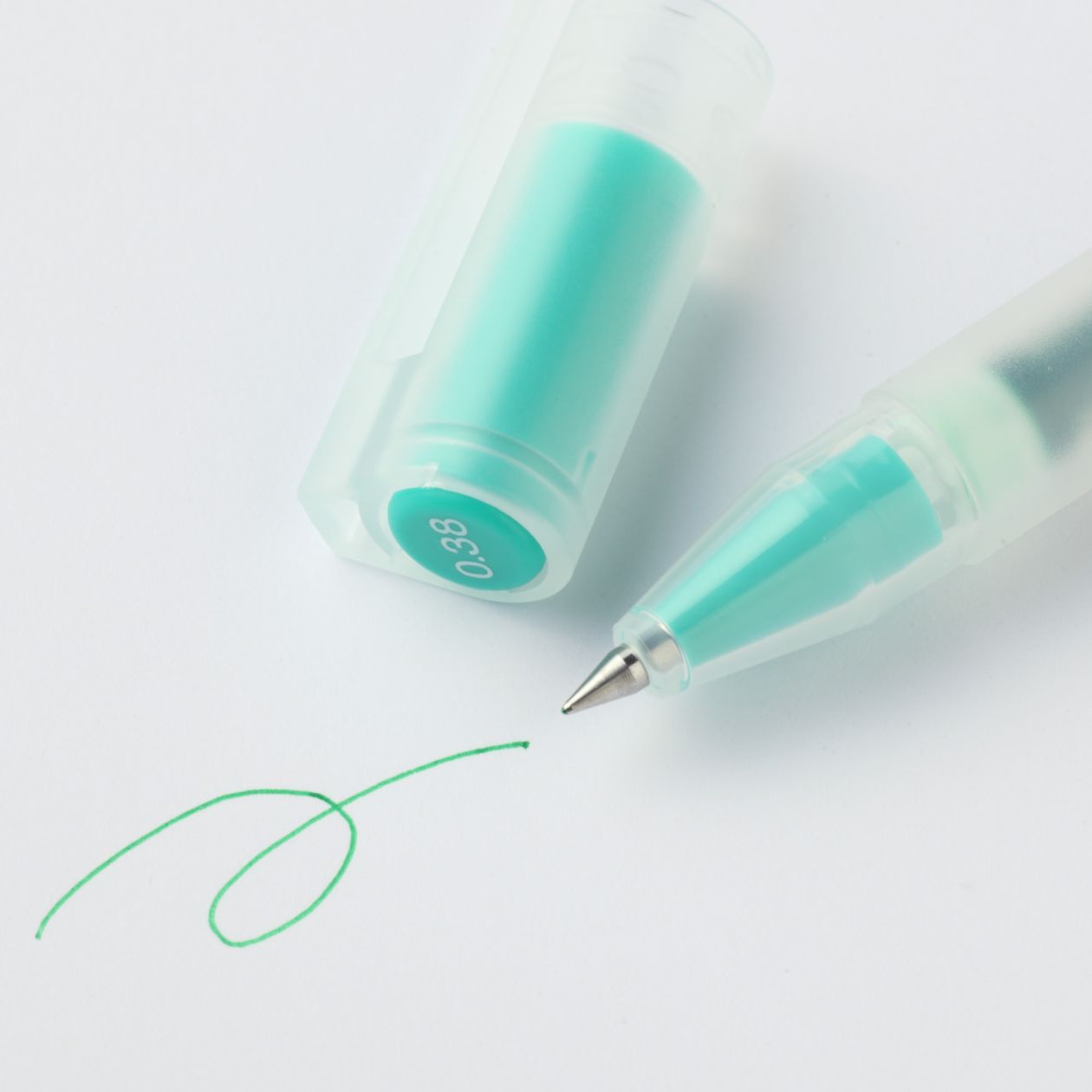 Gel Ink Ballpoint Cap Type Pen 0.38 mm