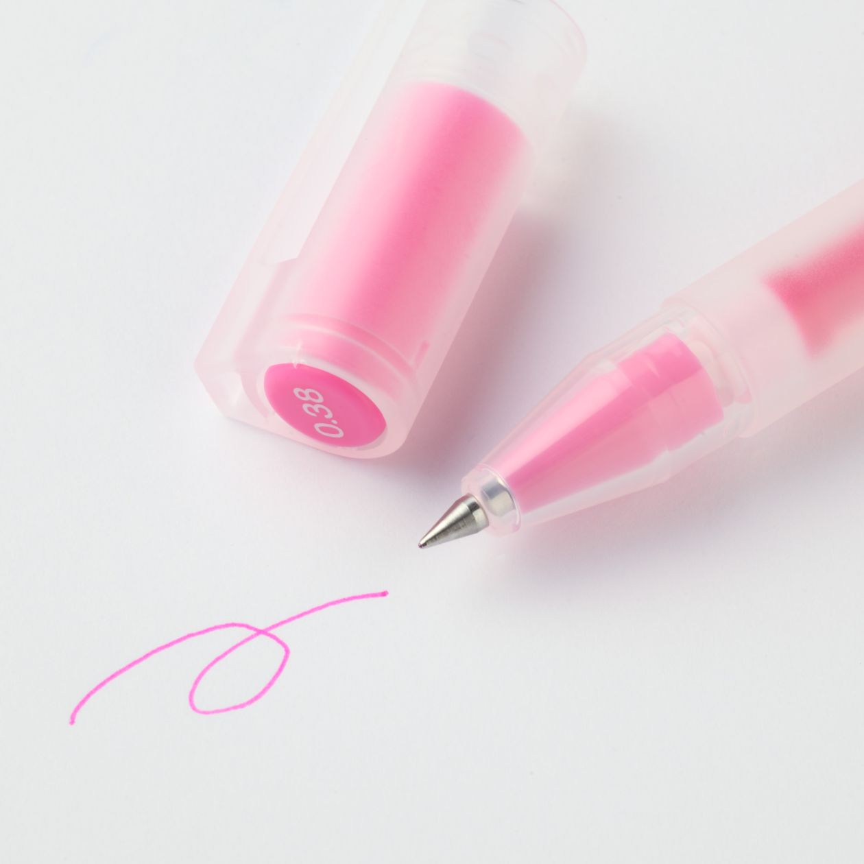 Gel Ink Ballpoint Cap Type Pen 0.38 mm