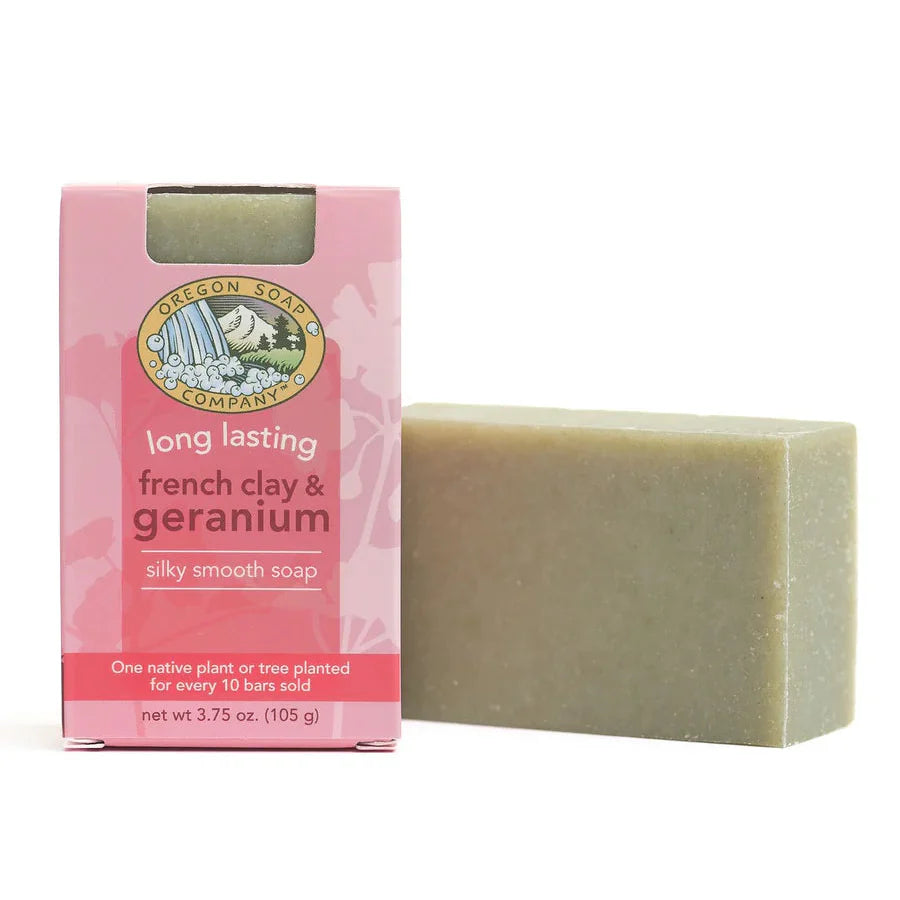 French Clay & Geranium Bar Soap