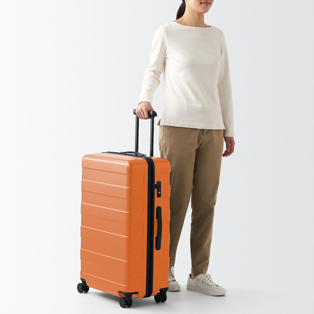 Adjustable Handle Hard Shell  Suitcase 75L - Smoky Orange | Check-In