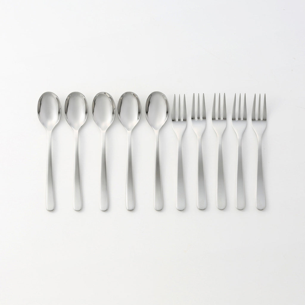 Jasper Morrison Tea Spoon/Cake Fork 10 Piece Set