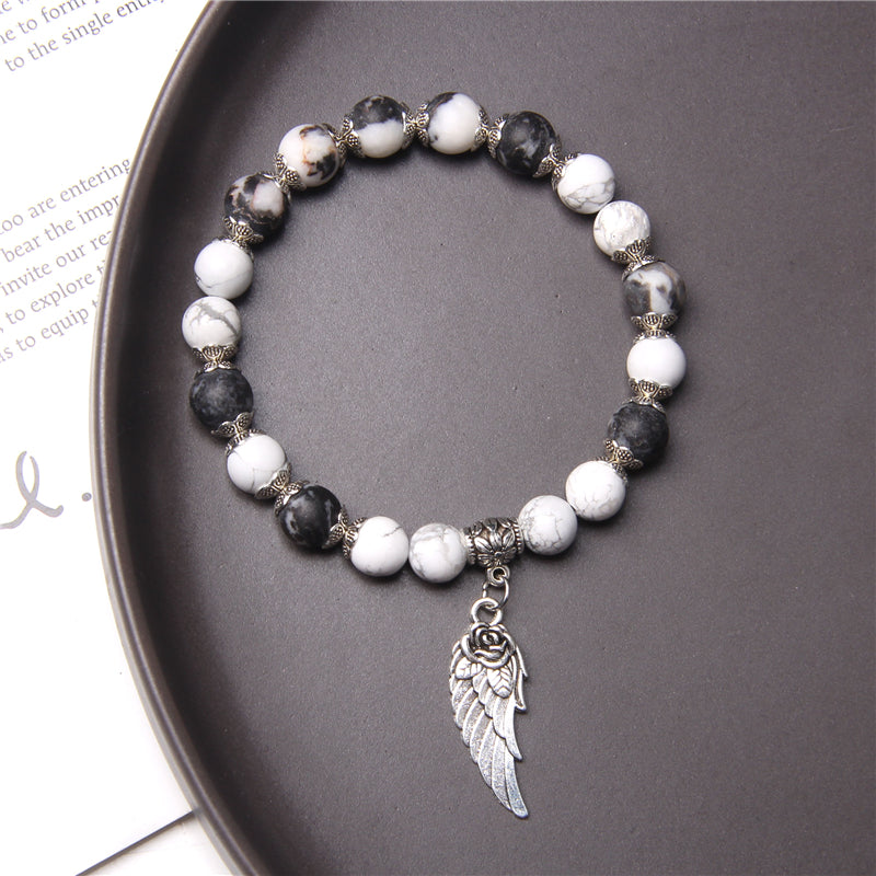 Zebra Jasper Motivating Action Bracelet