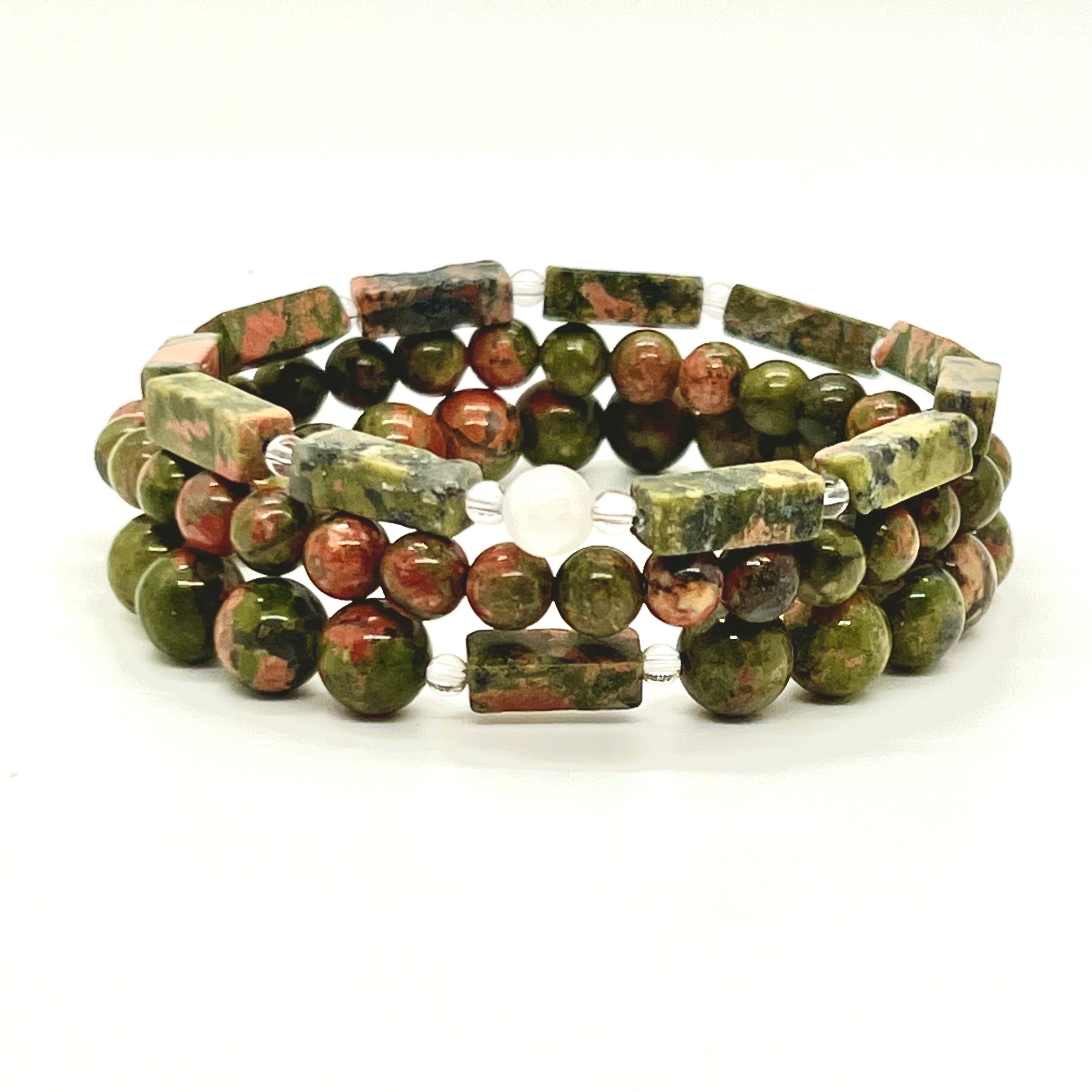 Unakite Pregnancy & Fertility Support Bracelet Pack (Set Of 3)