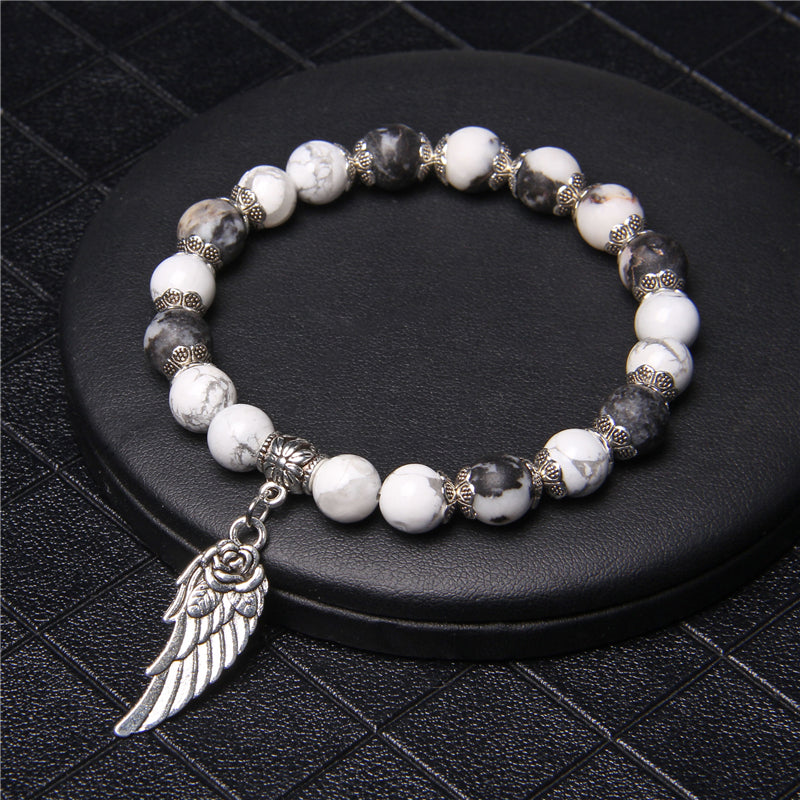 Zebra Jasper Motivating Action Bracelet