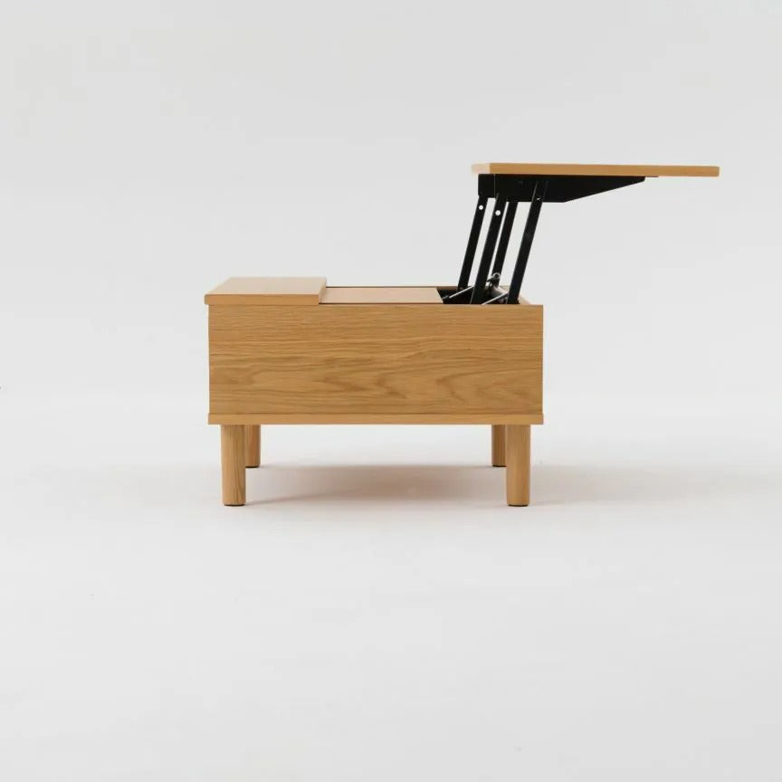 Oak Low Table with Lift Top