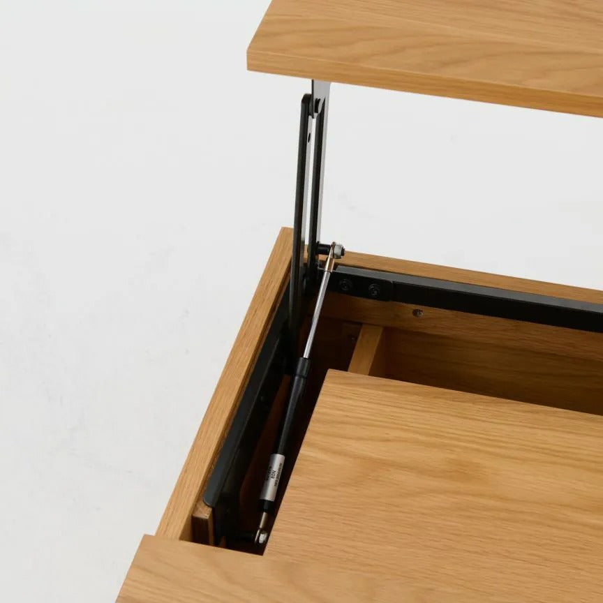 Oak Low Table with Lift Top