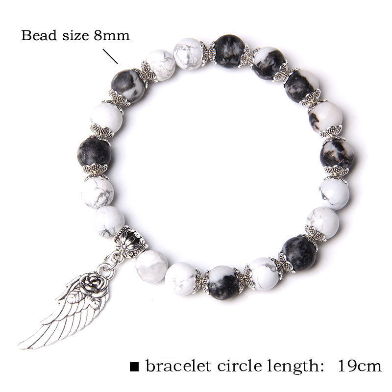 Zebra Jasper Motivating Action Bracelet