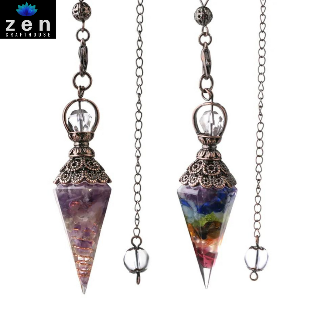 Illuminating Intuition Crystal Pendulum