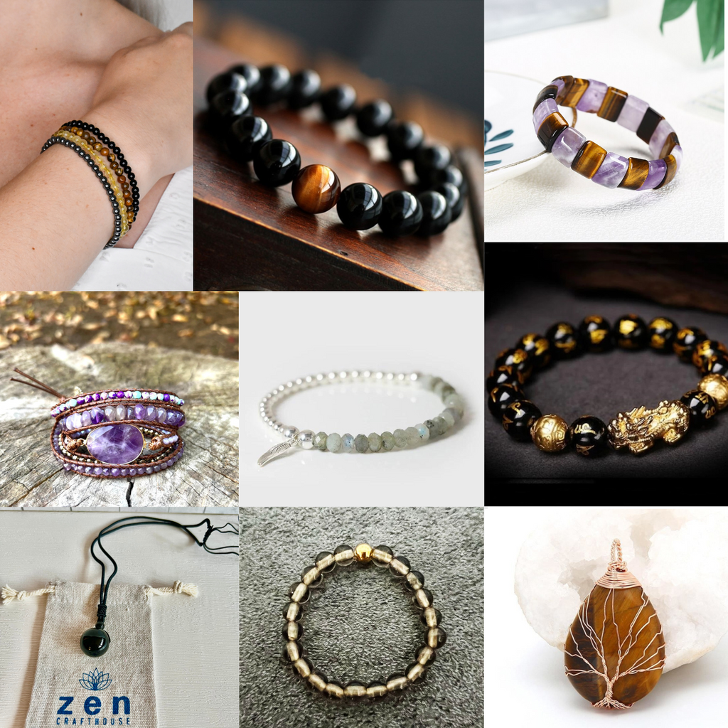 Chakra Healing Program: Monthly Crystal Jewelry & Essential Oils (Crown Chakra)