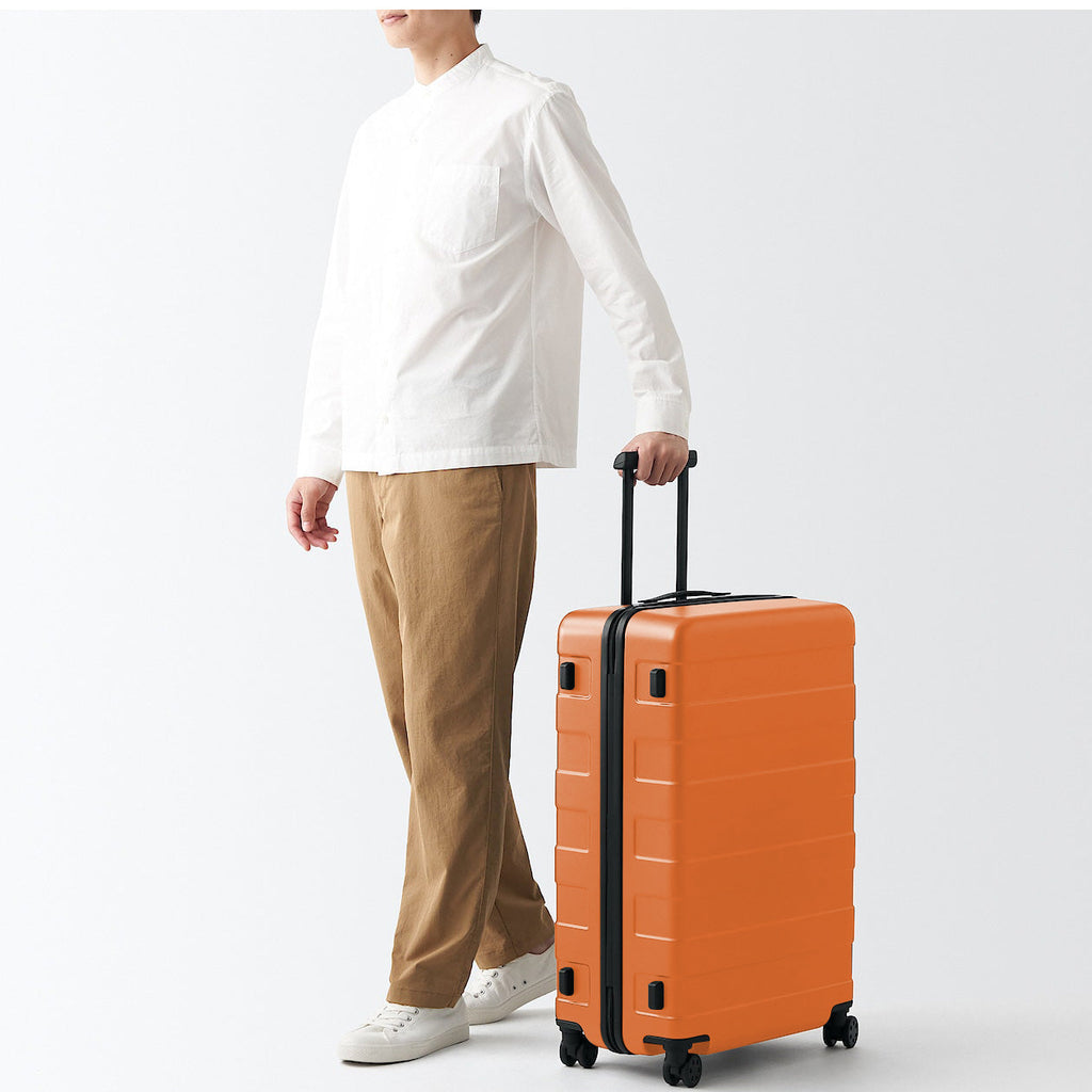 Adjustable Handle Hard Shell  Suitcase 75L - Smoky Orange | Check-In