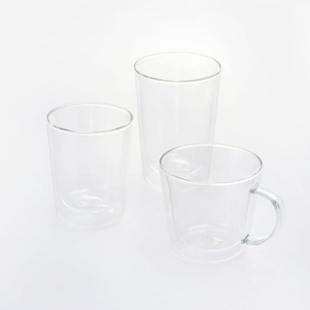 Heat Resistant Glass Double Layered Mug - 8.8 fl oz