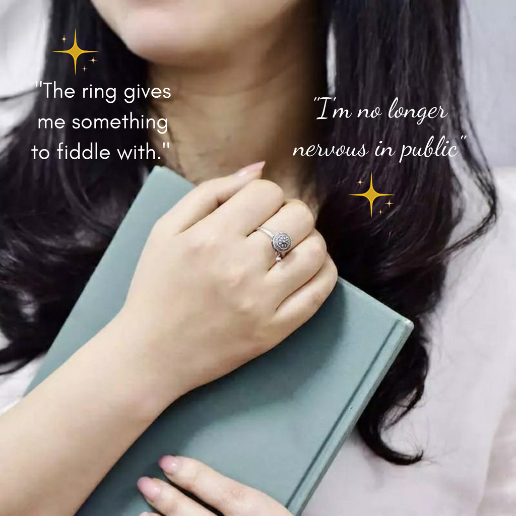 Instant Calm Ring - The Fidget Ring Spinner For Anxiety Relief.