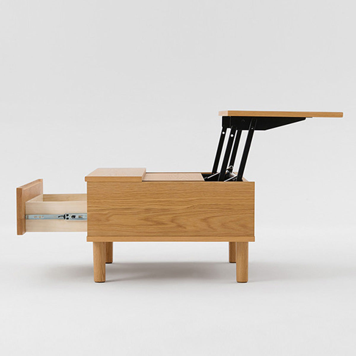 Oak Low Table with Lift Top