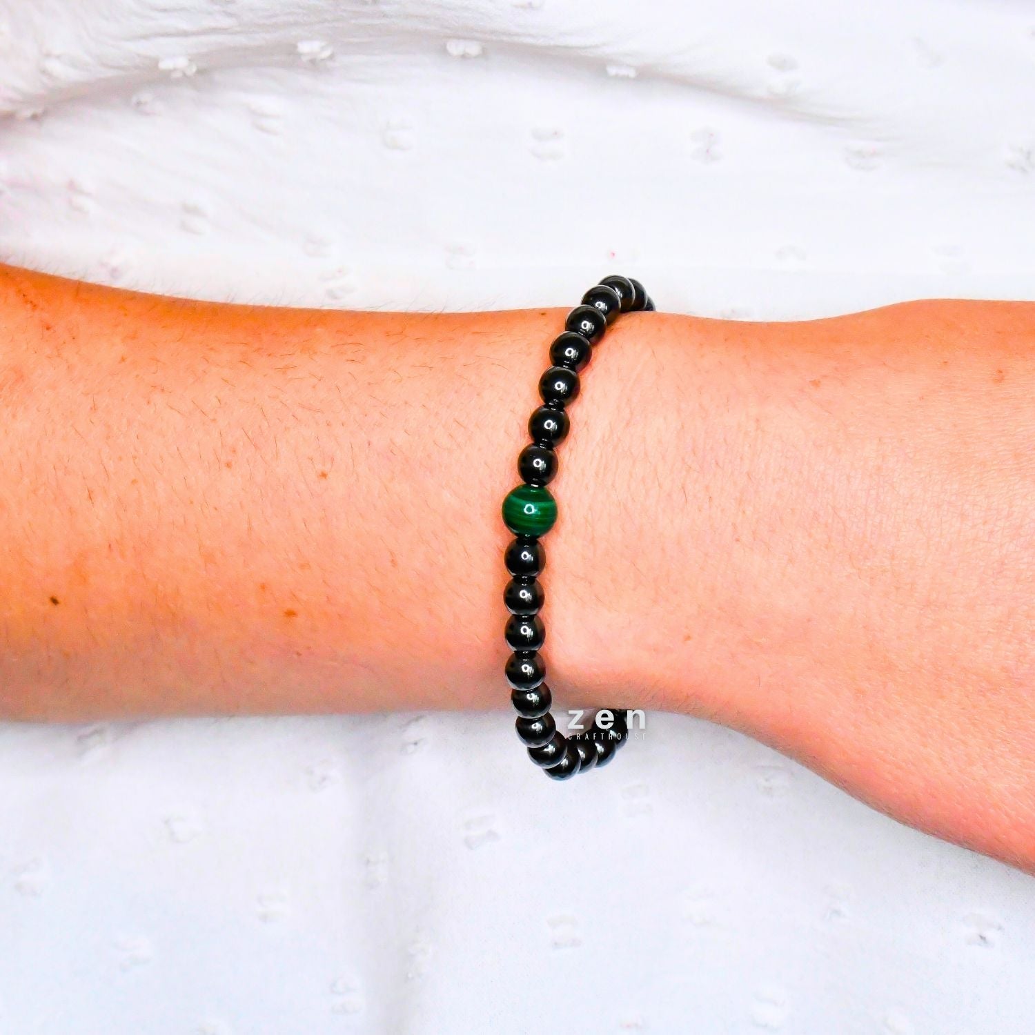 Magnetic Therapy Pain & Ache Relief With Malachite Bracelet