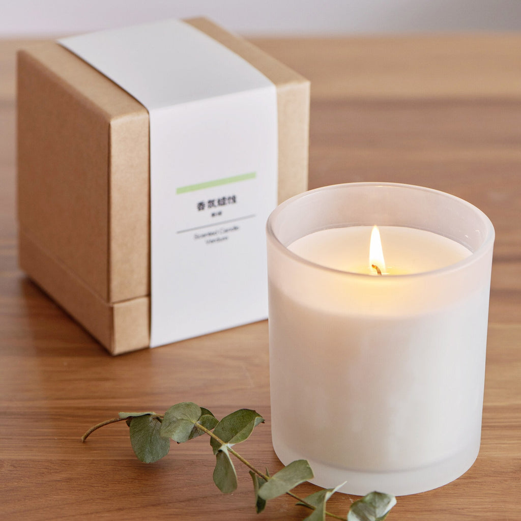 Scented Glass Candle - Floral Woody