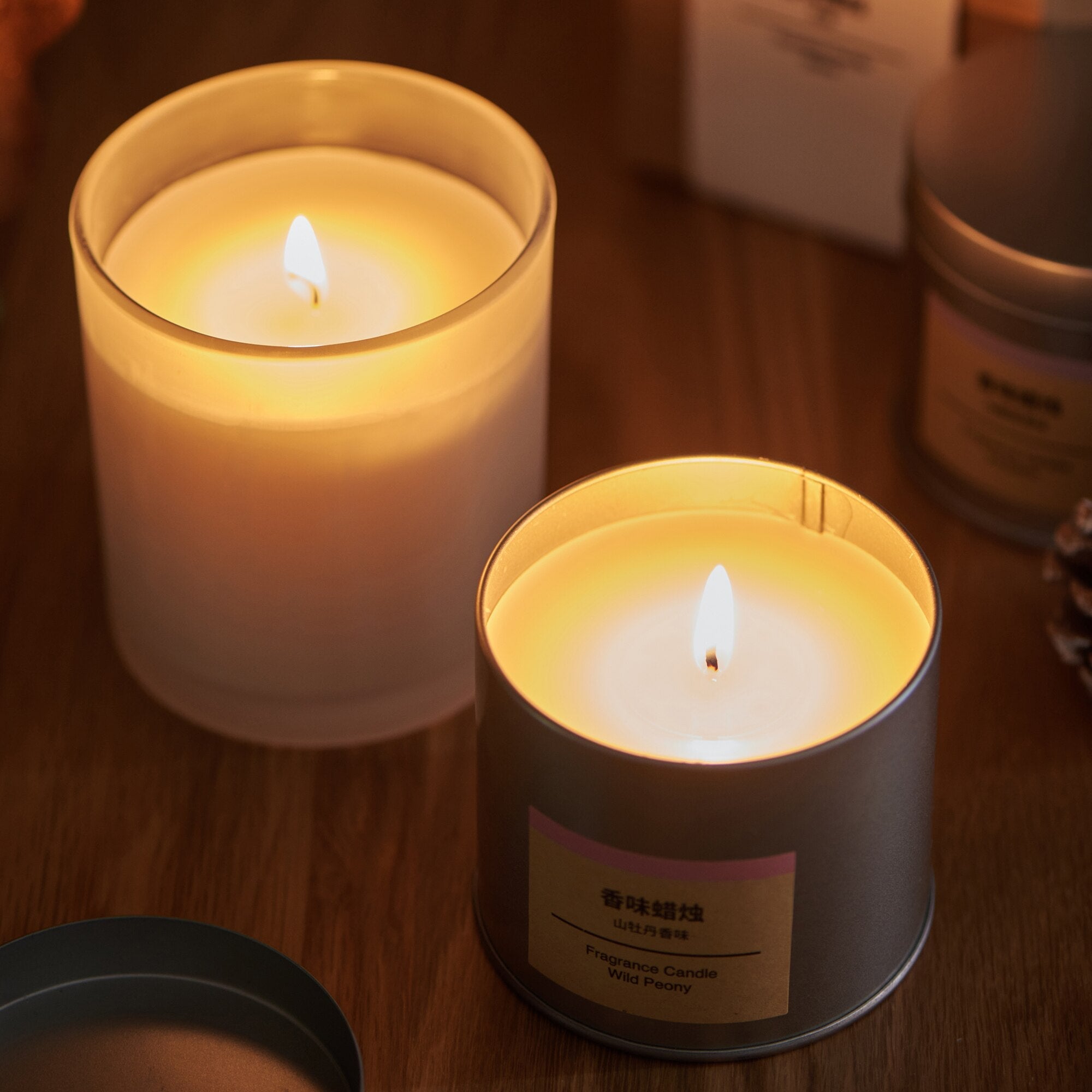 Scented Glass Candle - Floral Fruit