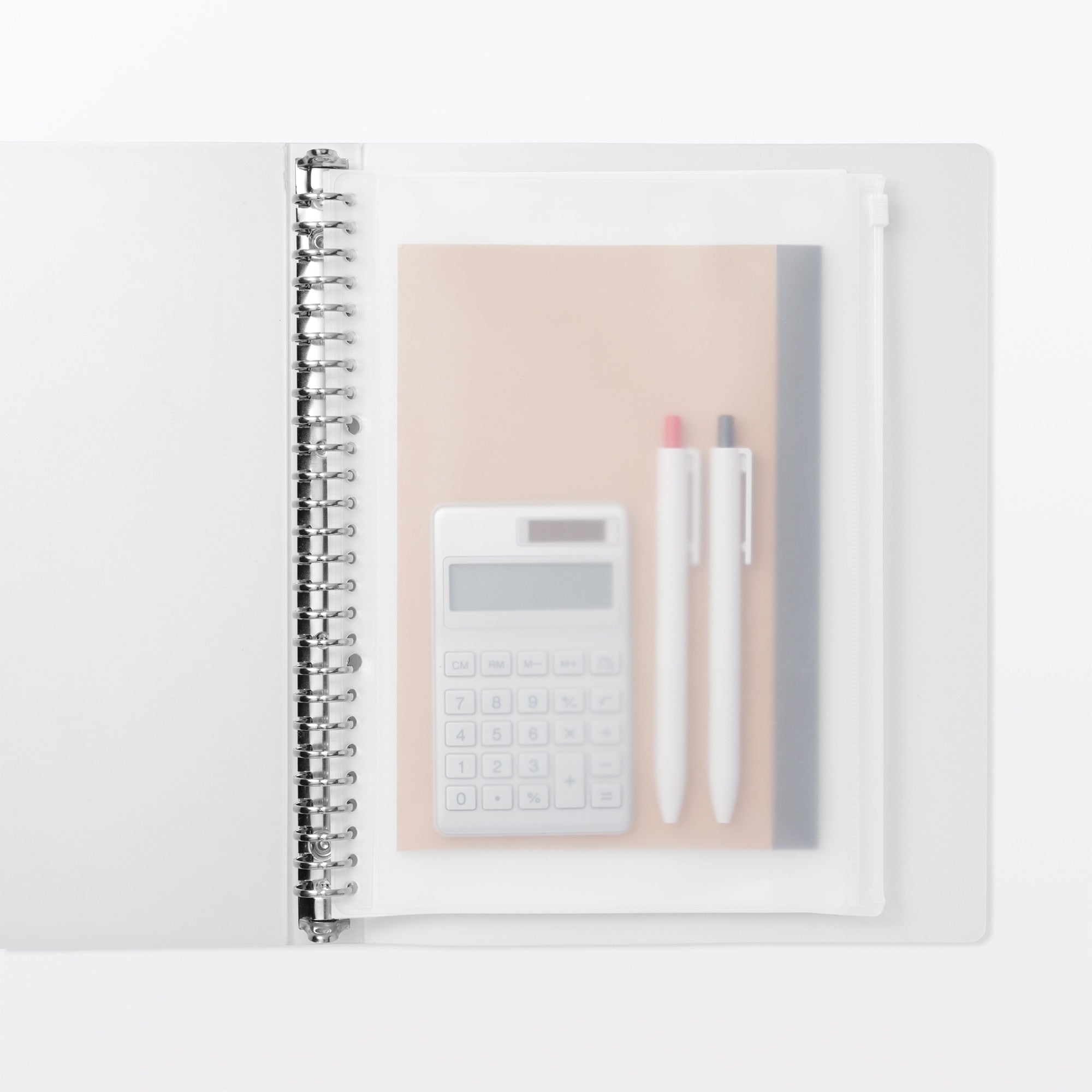 EVA Binder Case with Zipper B5 26 Holes