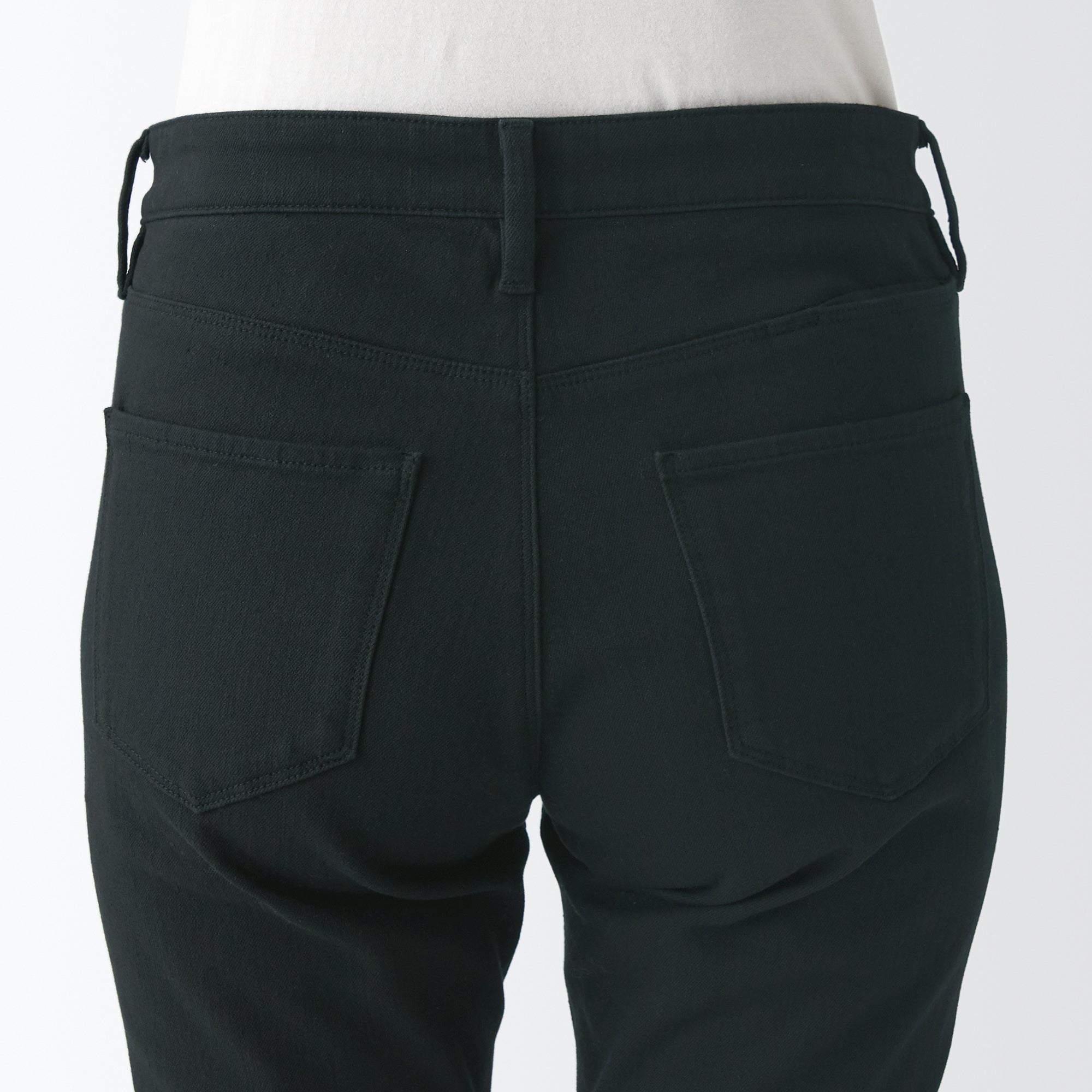 Women's 4 Way Stretch Denim Skinny Ankle Pants (L 28inch / 70cm)