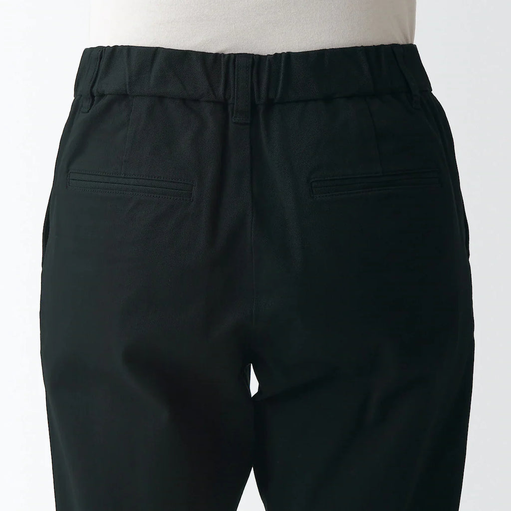 Women's 4-Way Stretch Chino Slim Tapered Pants (L 30inch / 75cm)