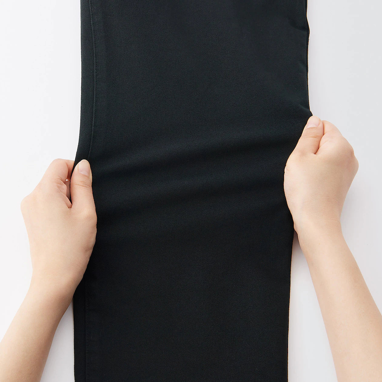 Women's 4-Way Stretch Chino Slim Tapered Pants (L 30inch / 75cm)