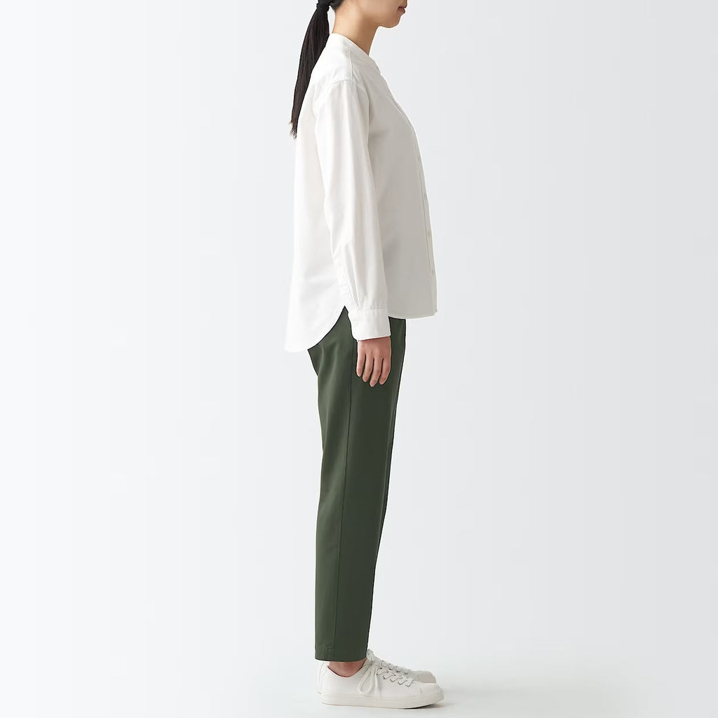 Women's 4-Way Stretch Chino Slim Tapered Pants (L 30inch / 75cm)