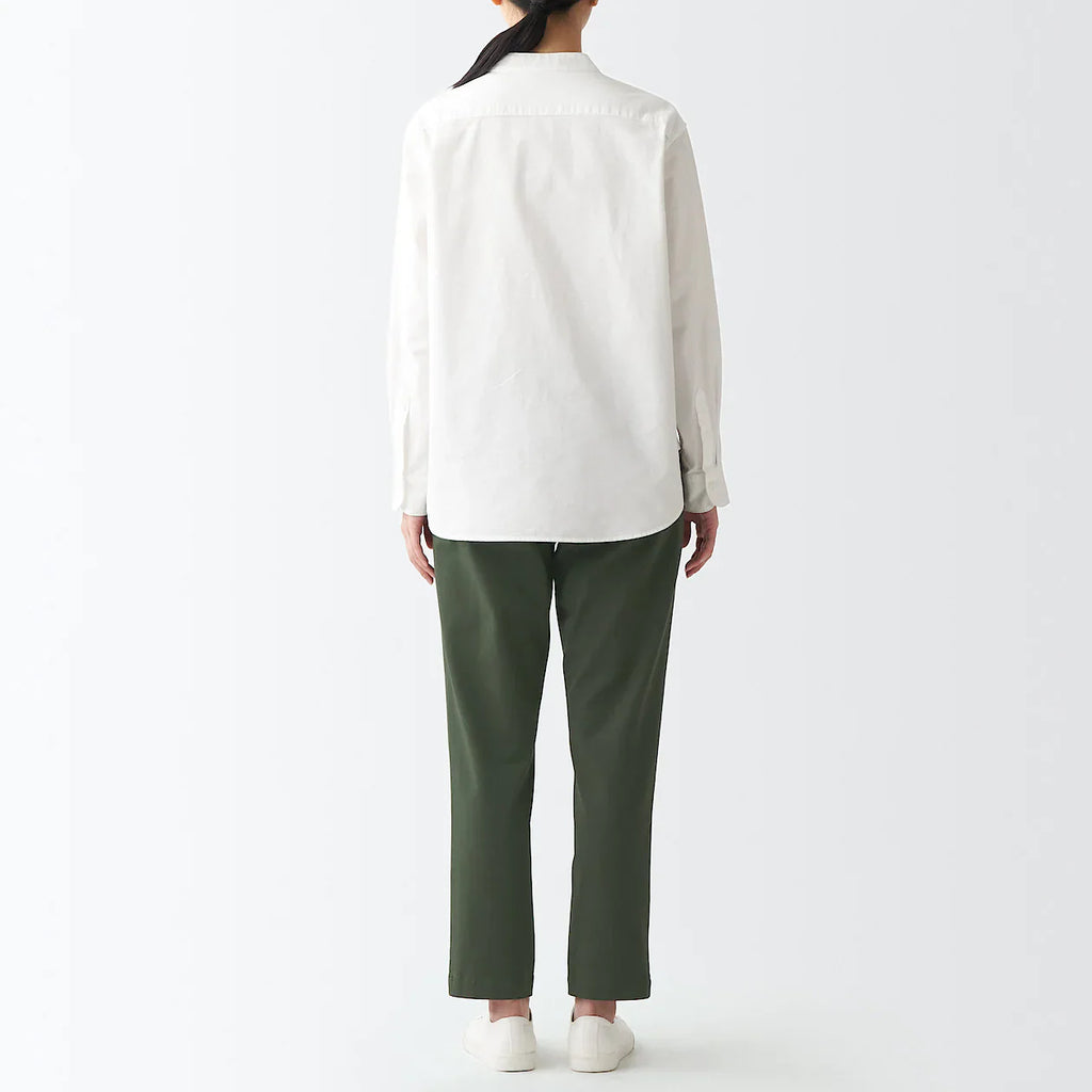 Women's 4-Way Stretch Chino Slim Tapered Pants (L 30inch / 75cm)