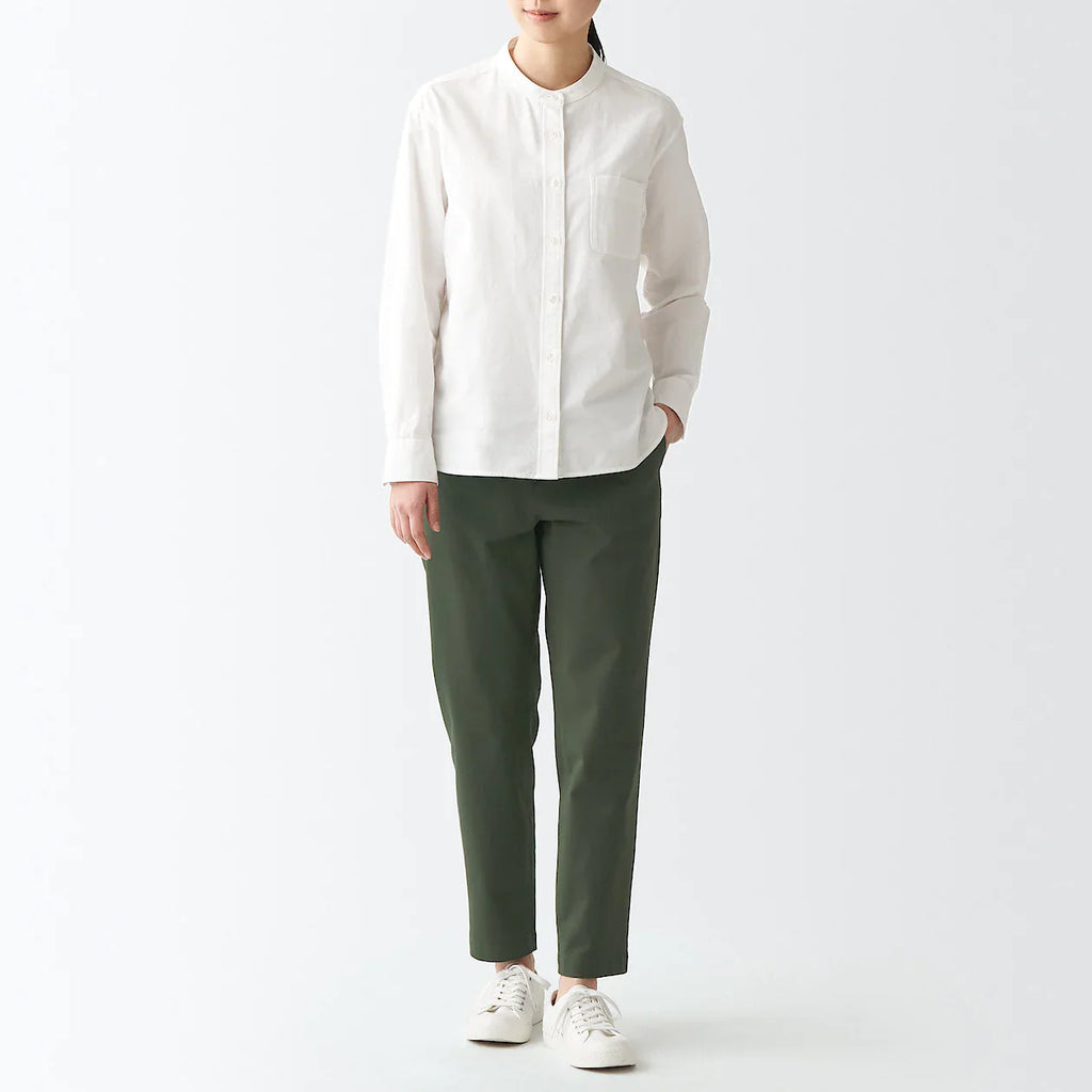 Women's 4-Way Stretch Chino Slim Tapered Pants (L 30inch / 75cm)