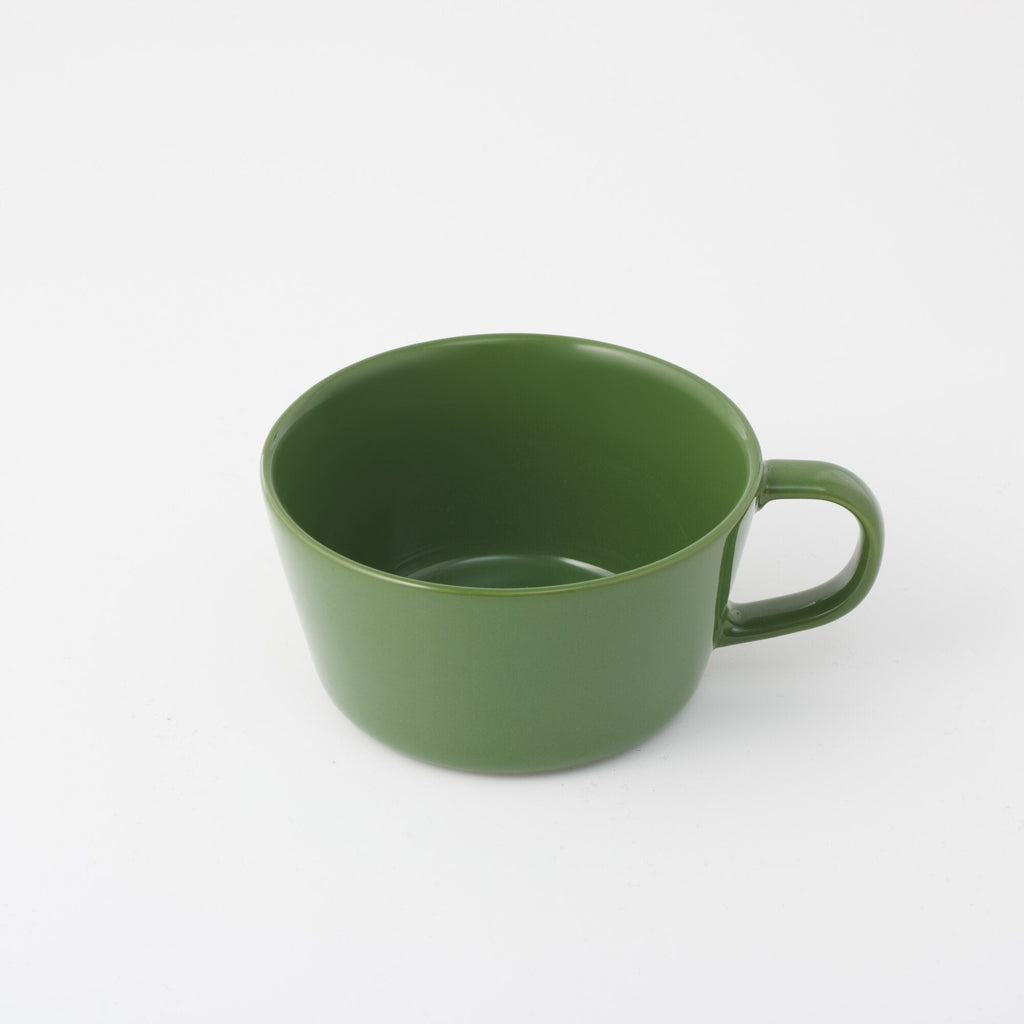 Stoneware Cereal Mug Cup - Green