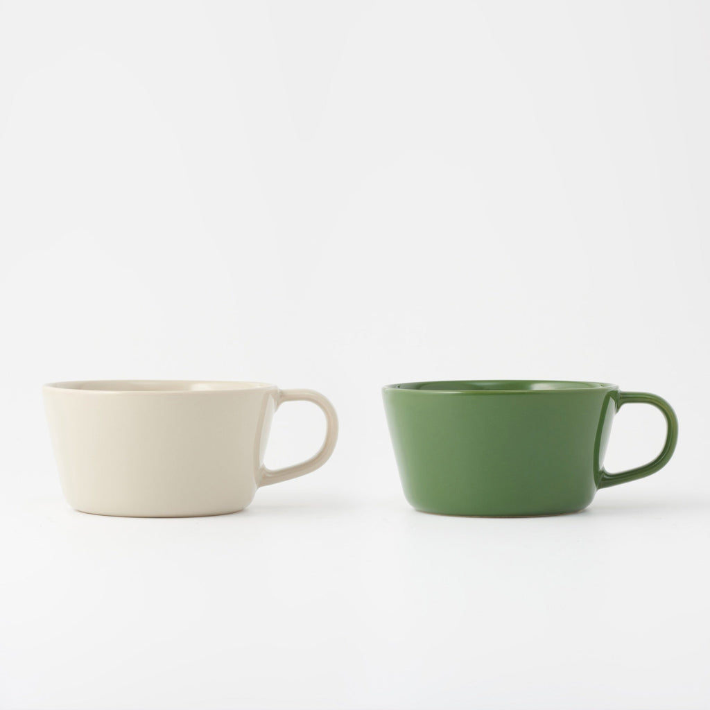 Stoneware Cereal Mug Cup - Green