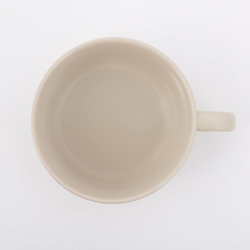 Stoneware Cereal Mug Cup - Gray Beige
