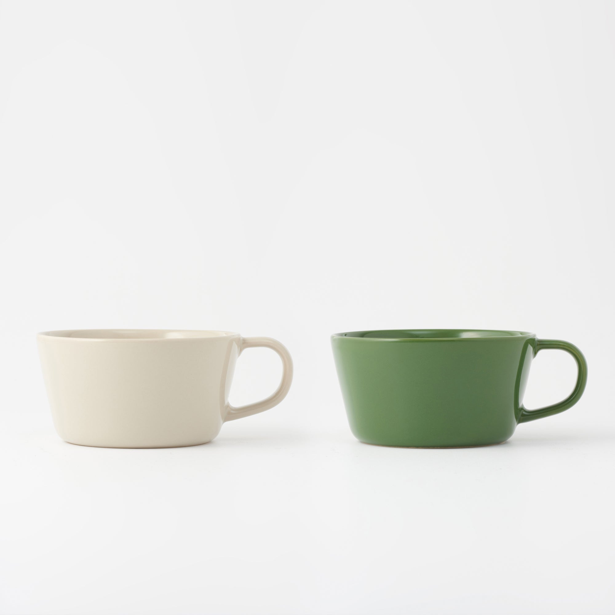 Stoneware Cereal Mug Cup - Gray Beige
