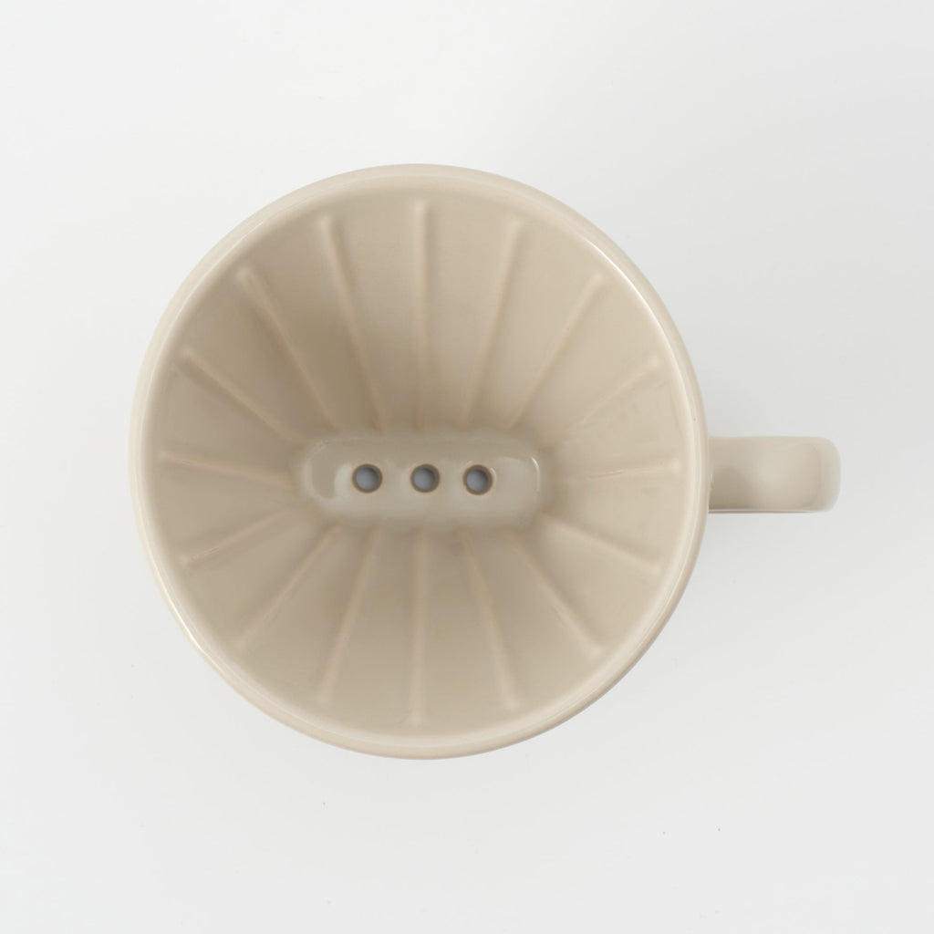 Stoneware Coffee Dripper - Gray Beige