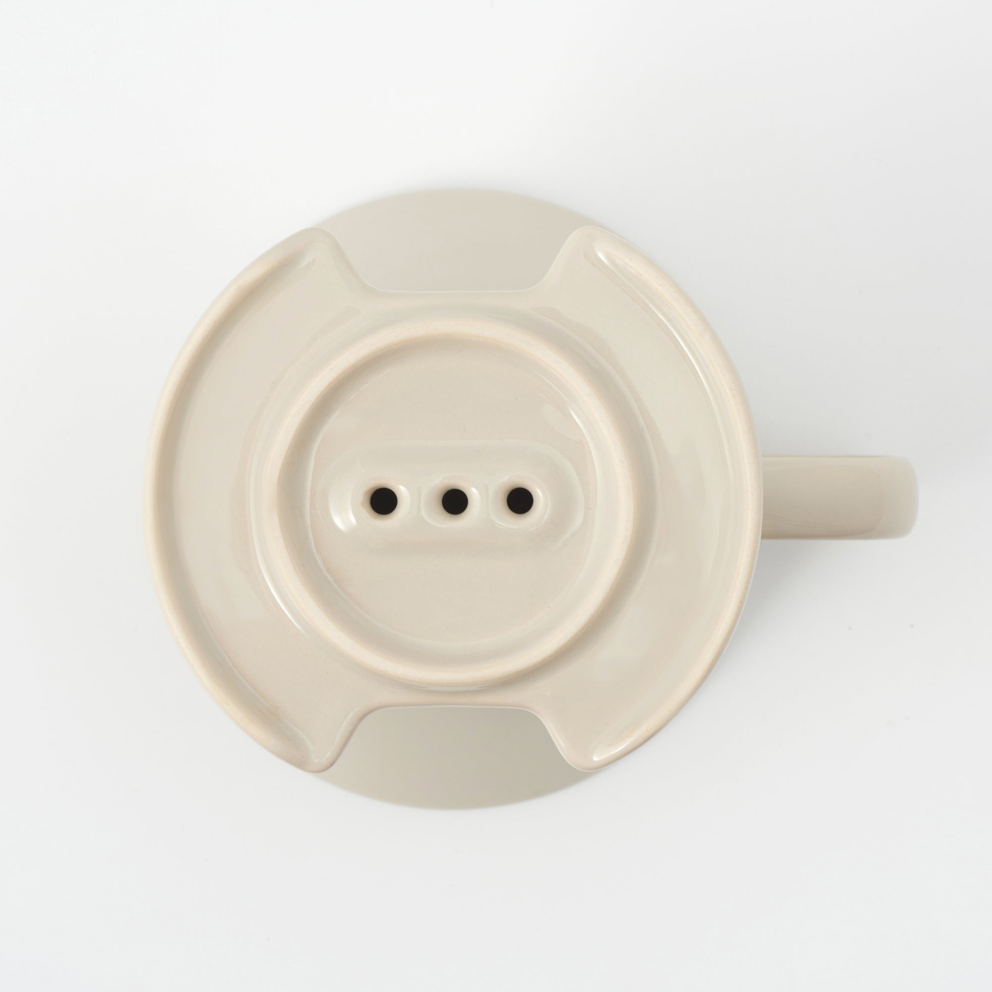 Stoneware Coffee Dripper - Gray Beige