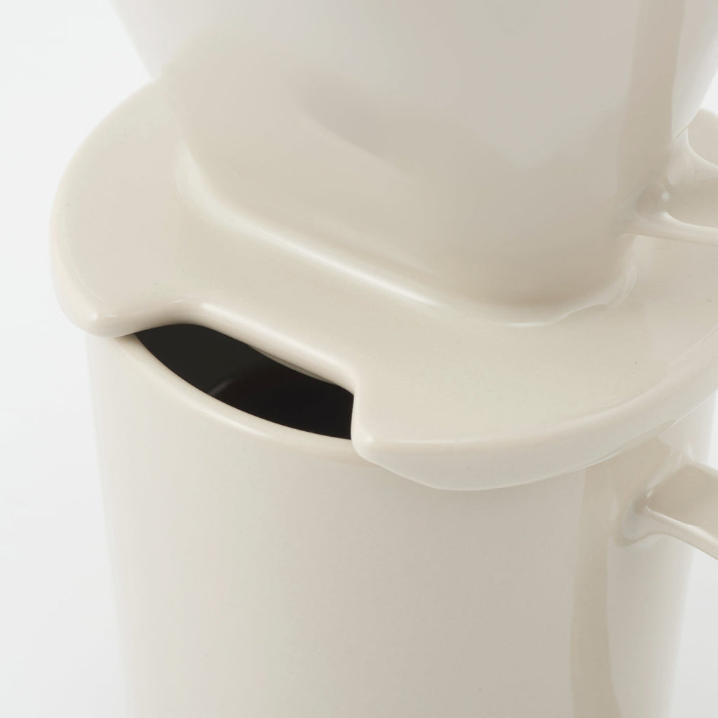 Stoneware Coffee Dripper - Gray Beige