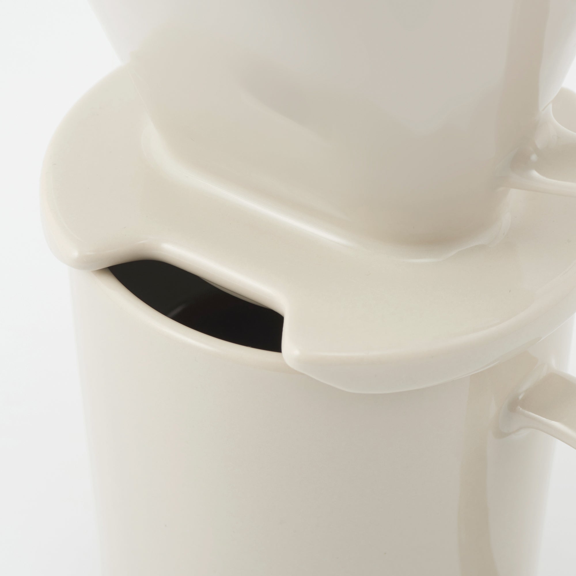 Stoneware Coffee Dripper - Gray Beige