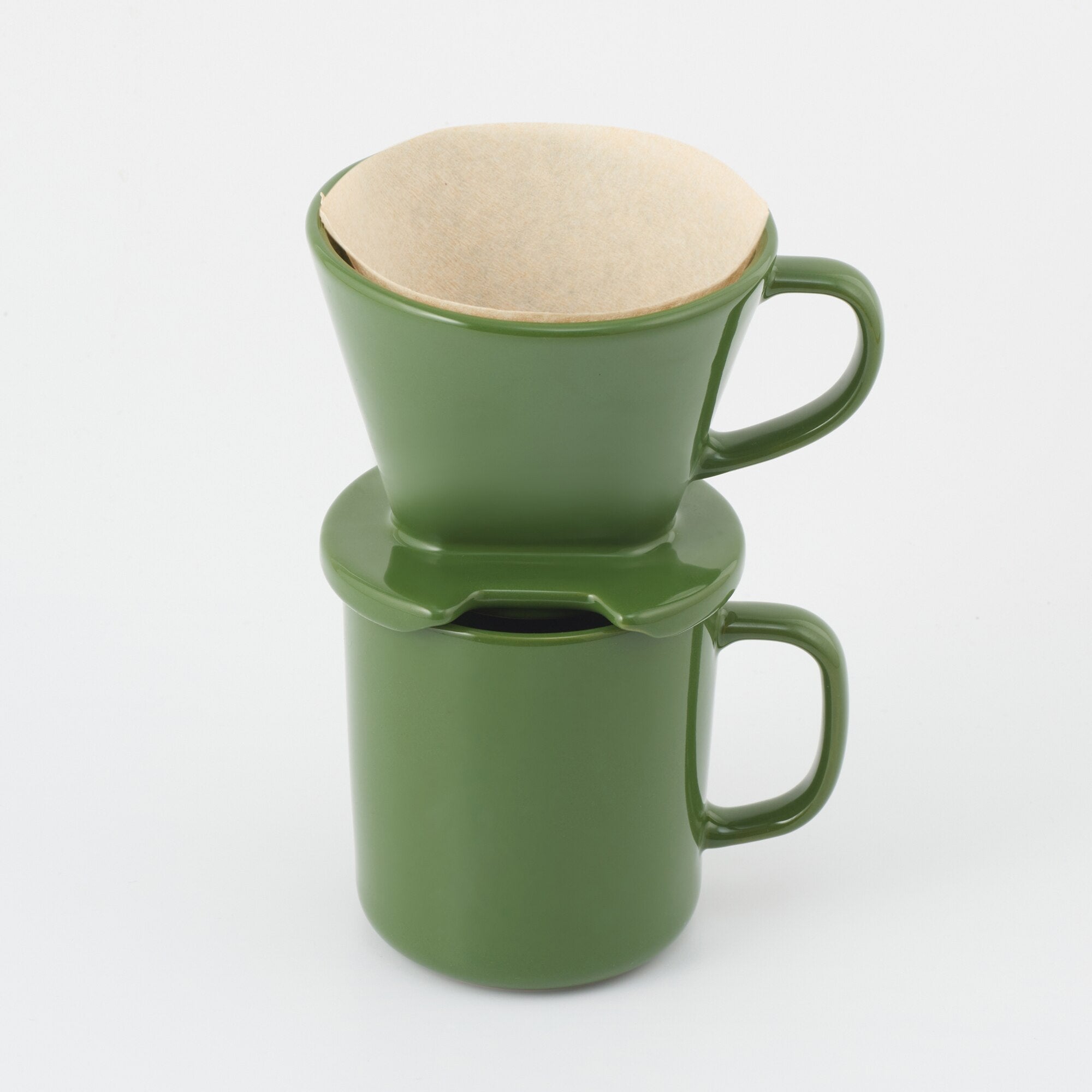 Stoneware Coffee Dripper - Green