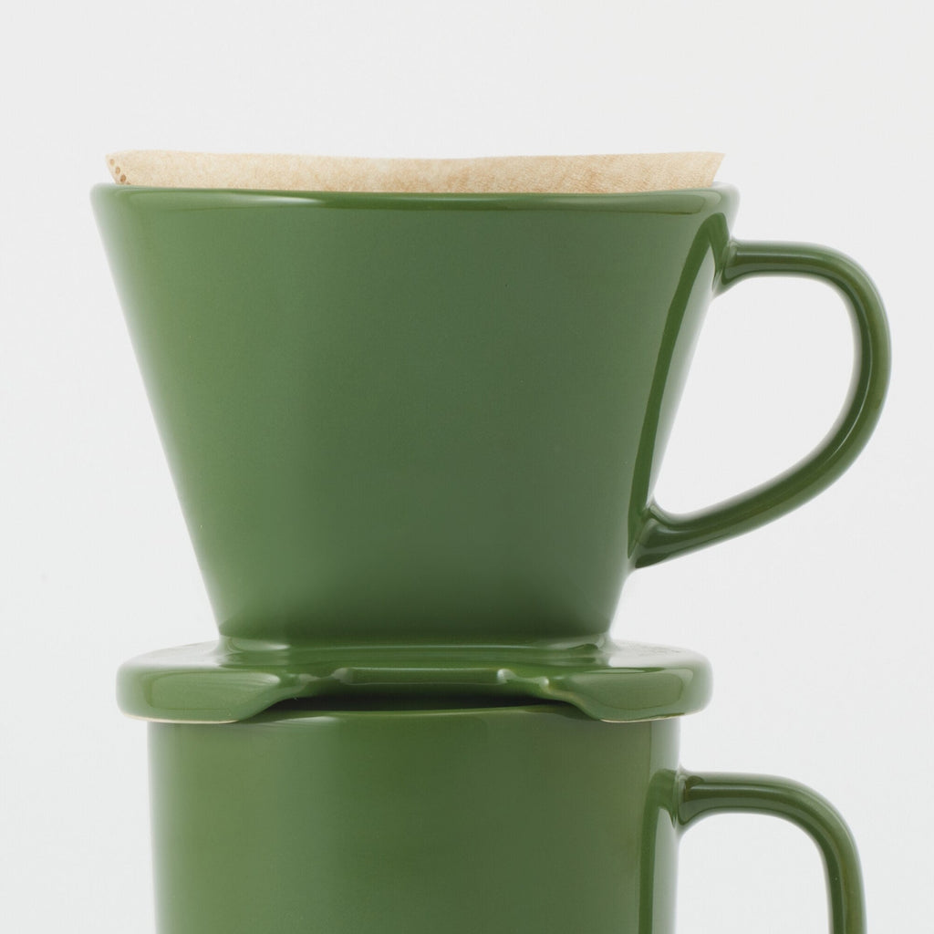 Stoneware Coffee Dripper - Green