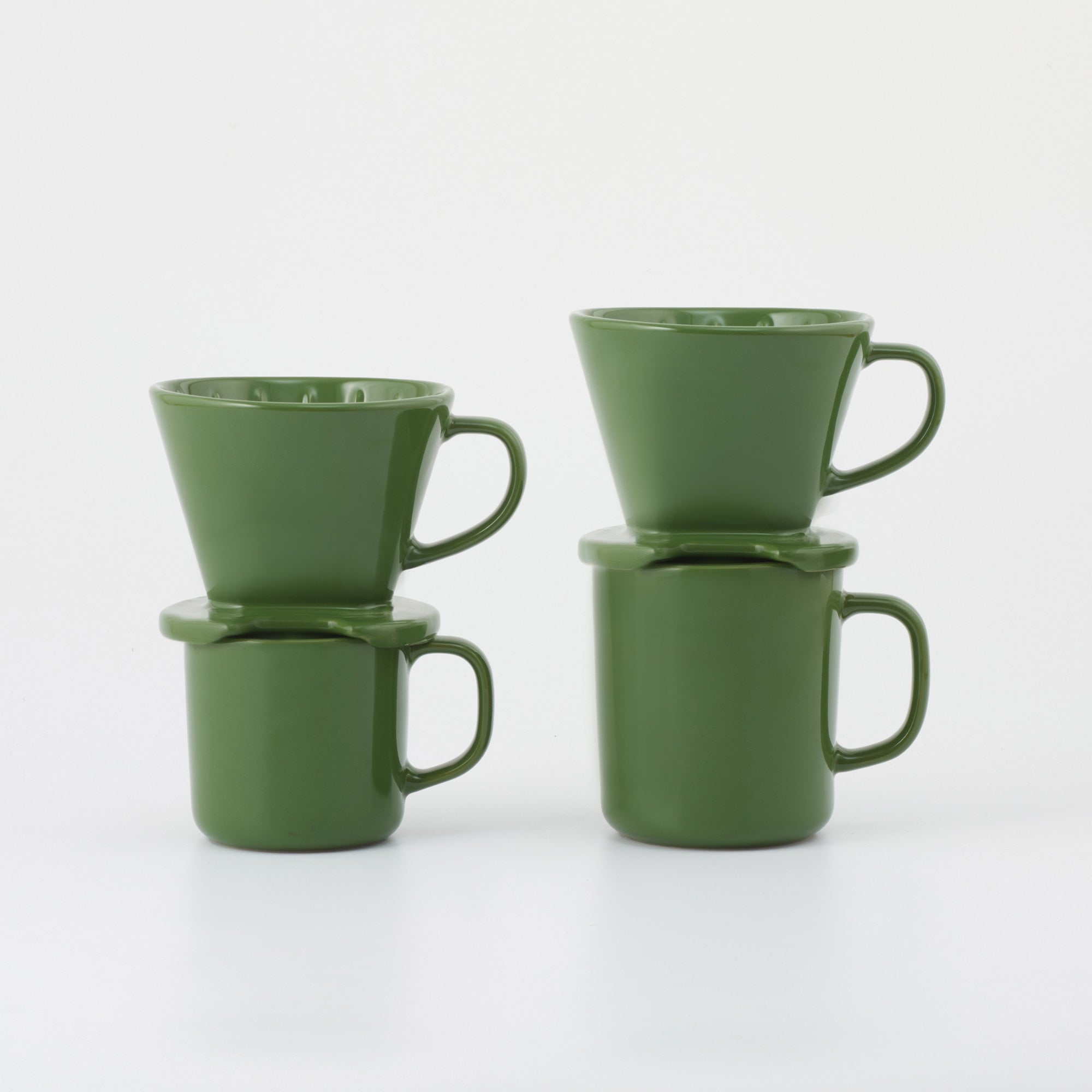 Stoneware Coffee Dripper - Green
