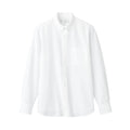 Men's Washed Oxford Collared Long Sleeve Button Down Shirt