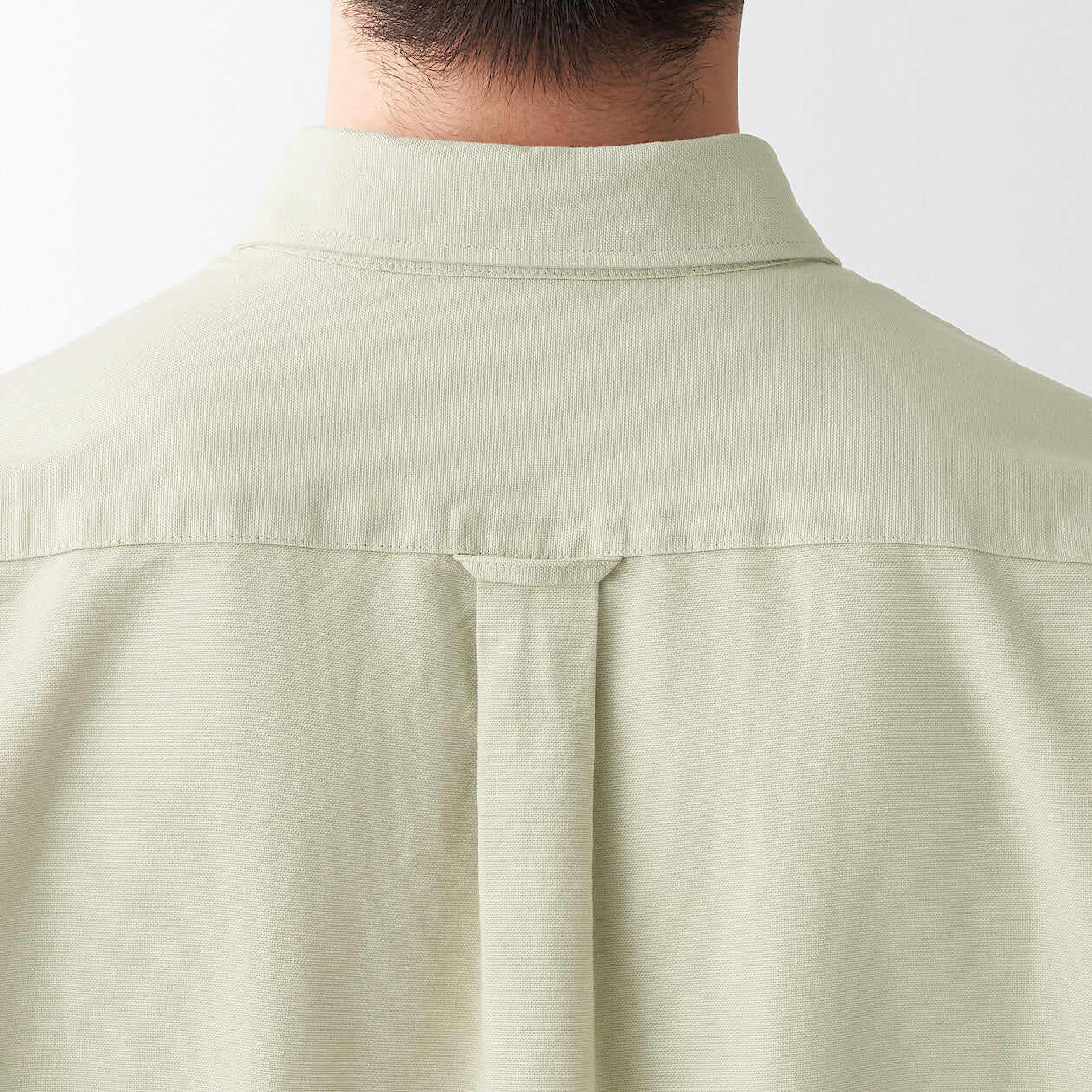 Men's Washed Oxford Collared Long Sleeve Button Down Shirt