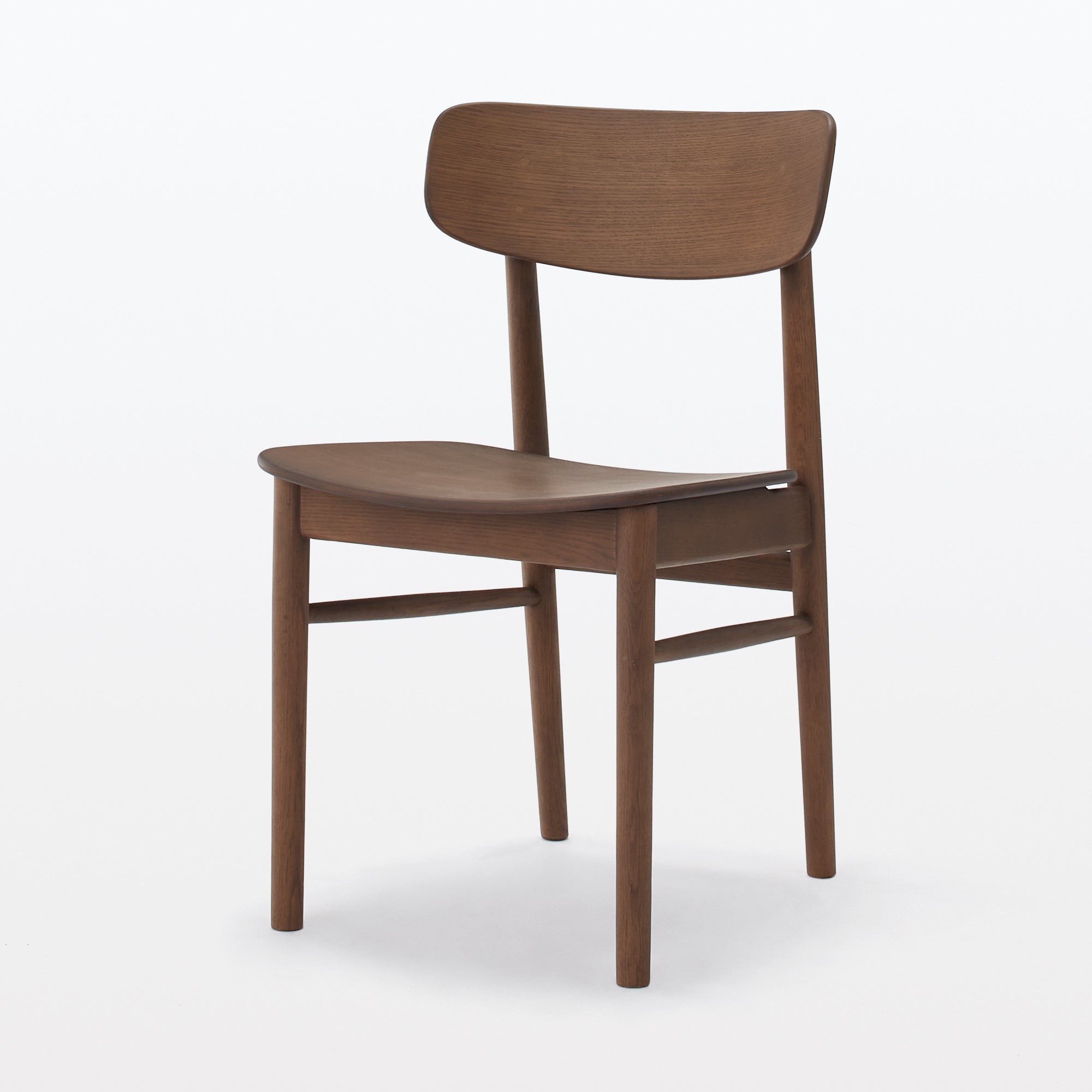 [HD] Round Chair - Oak - Brown