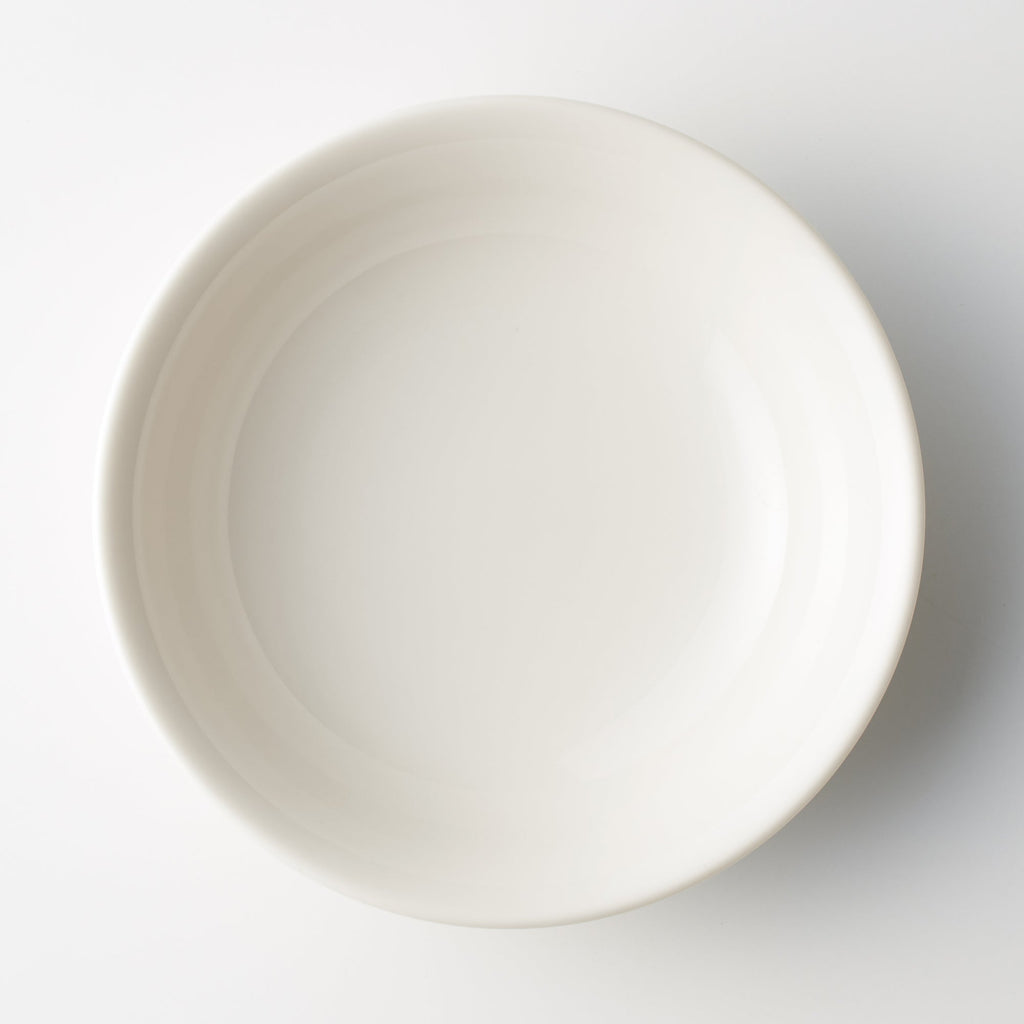 Beige Porcelain Deep Dish