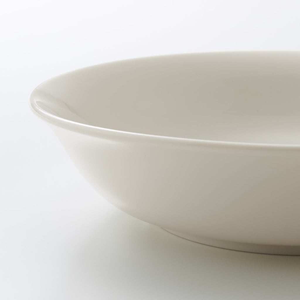 Beige Porcelain Deep Dish