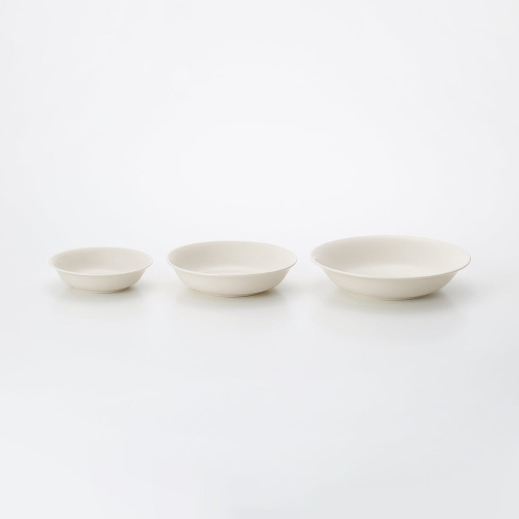 Beige Porcelain Deep Dish