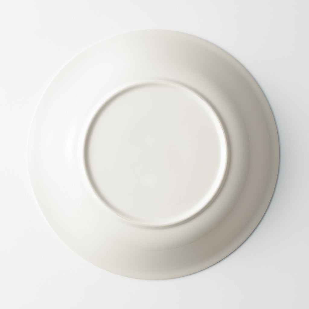 Beige Porcelain Deep Dish