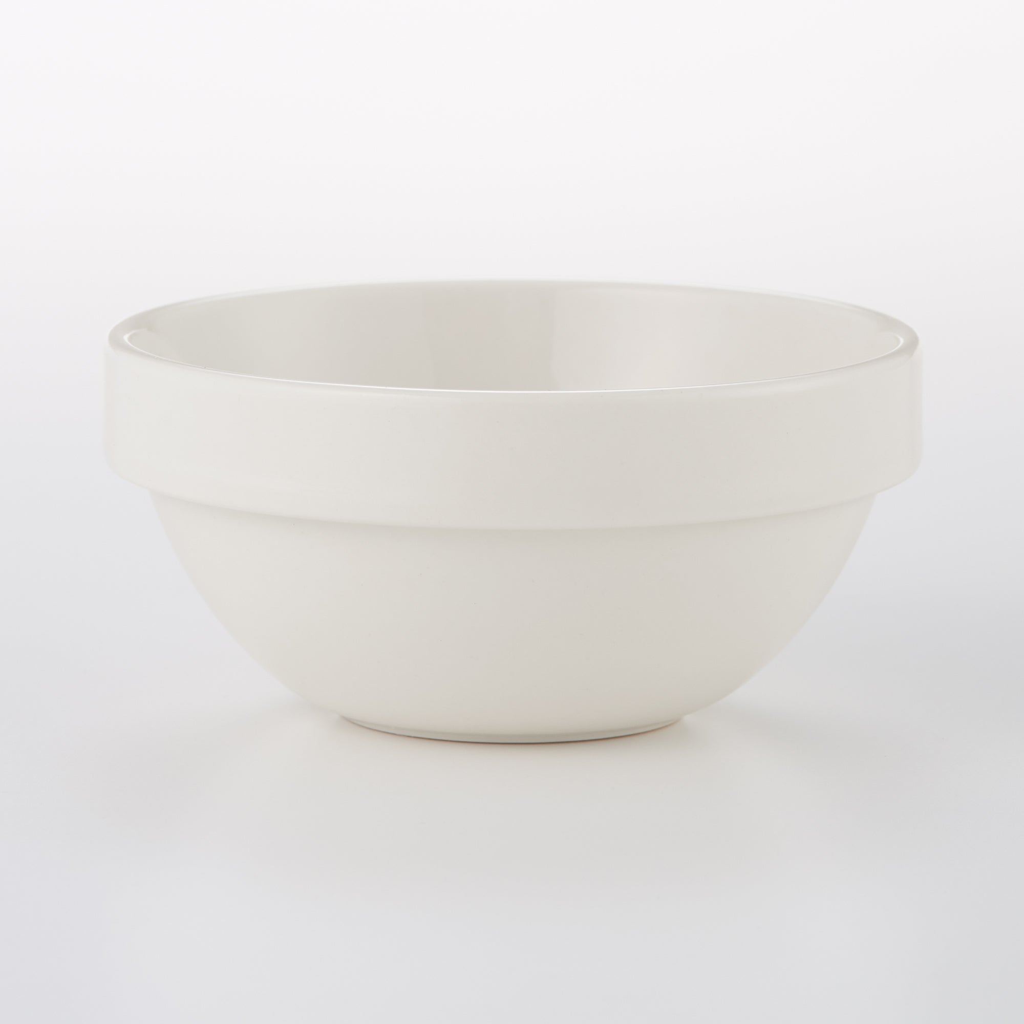 Beige Porcelain Stacking Dip Bowl