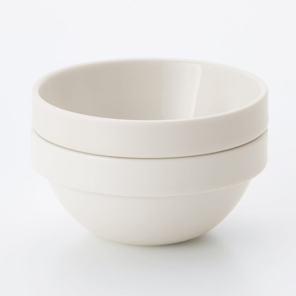 Beige Porcelain Stacking Dip Bowl