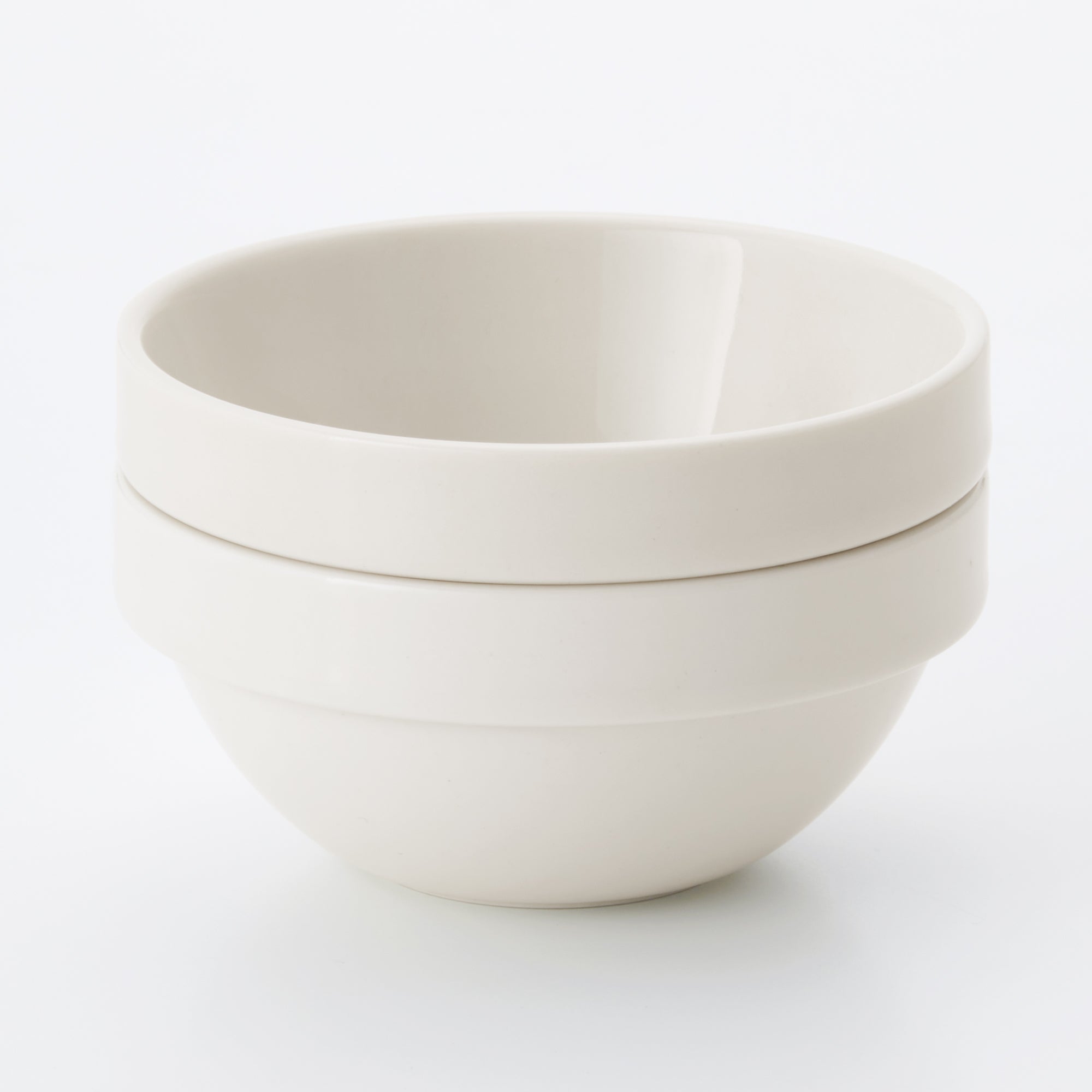 Beige Porcelain Stacking Dip Bowl