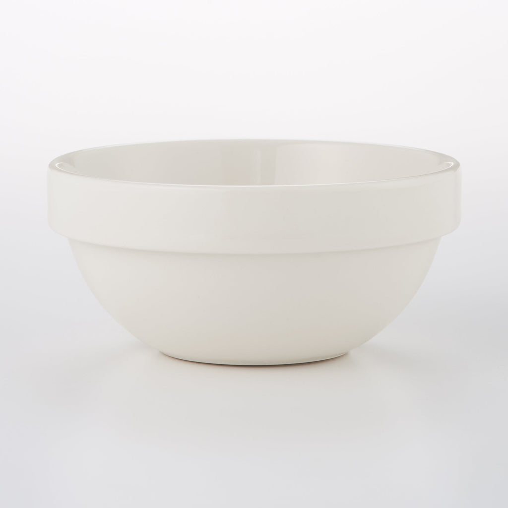 Beige Porcelain Stacking Dip Bowl
