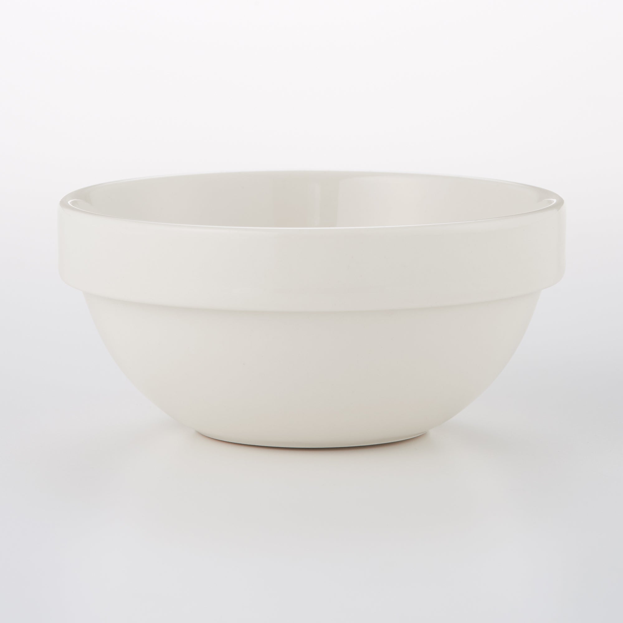 Beige Porcelain Stacking Dip Bowl